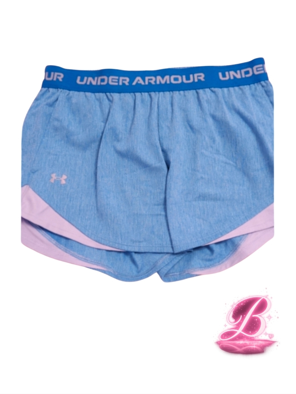 Under Armour Play Up 3.0 Twist Shorts - Blue - Size SM
